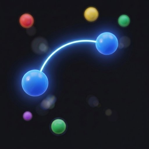Pairs: two connected blue balls